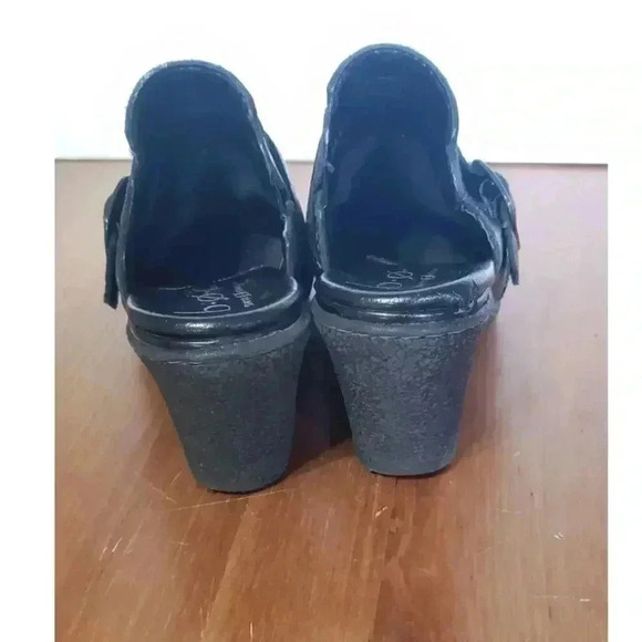 B.O.C. Born Concept leather clogs womens size 8 rubber sole 3in heel‎ - Picture 3 of 6
